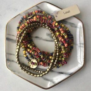 Gold & Multicolor Bracelet Set